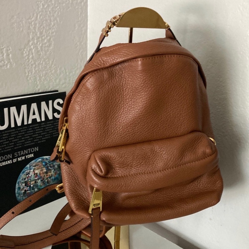 Moschino girly leather backpack *like new*